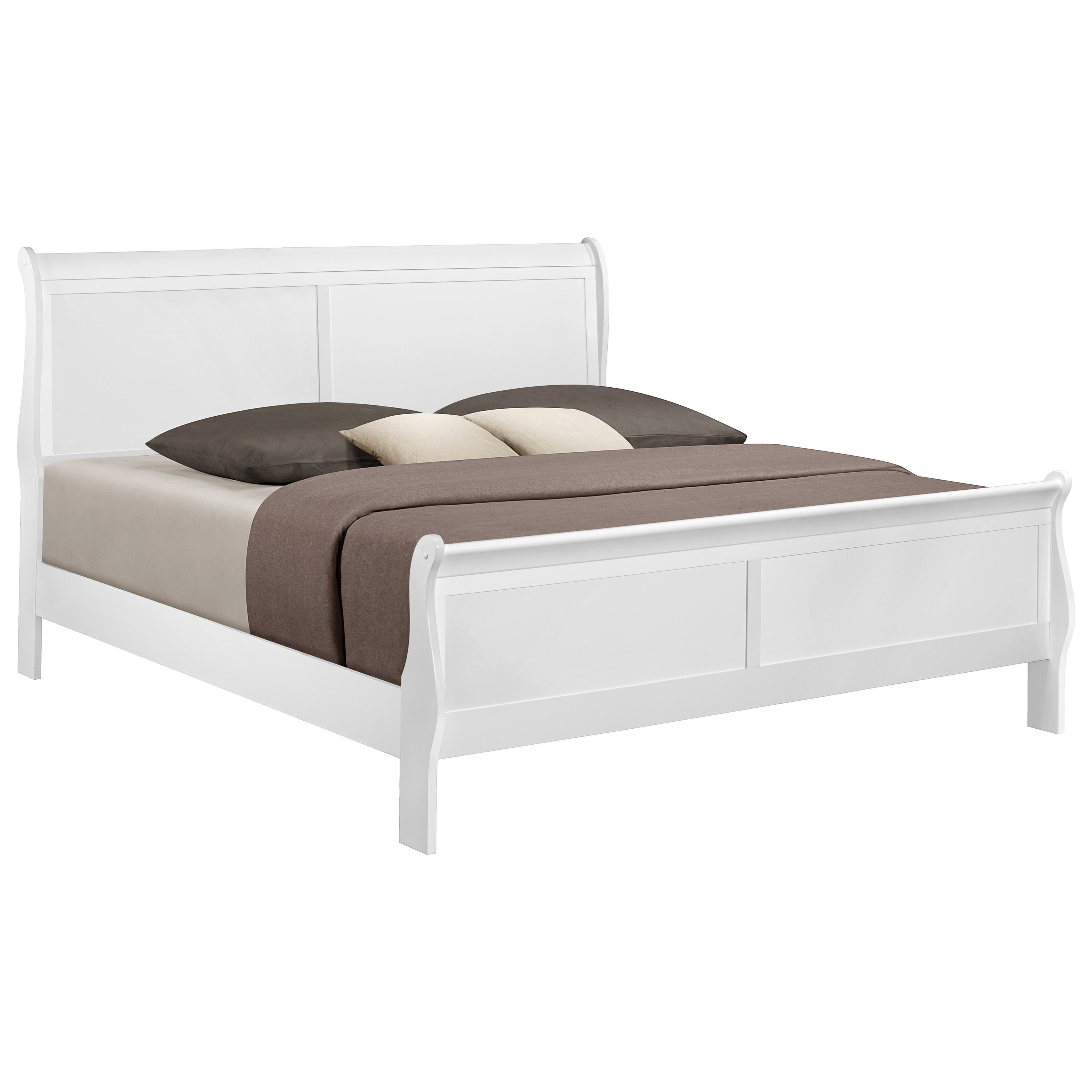 Crown Mark Louis Philip Transitional Queen Panel Bed Value City